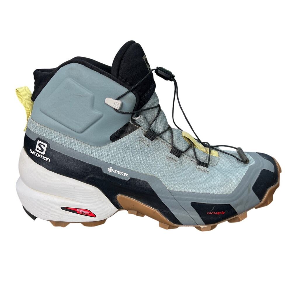 Salomon Women’s Cross Hike Mid GTX Light Blue Hiking Boots Size US 7